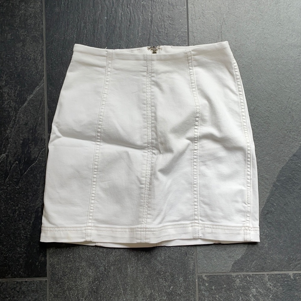 Free People White Skirt